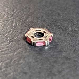 Pink Gem Charm for Pandora Bracelets
